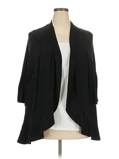 Pre-owned Bloomchic Cardigan Sweater In Black