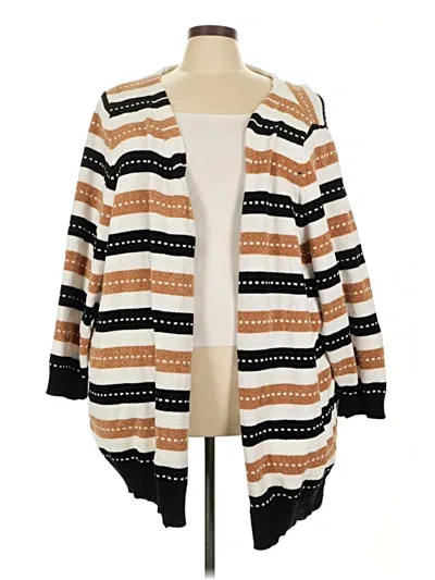 Pre-owned Bloomchic Cardigan Sweater In Brown