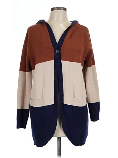 Pre-owned Bloomchic Cardigan Sweater In Brown