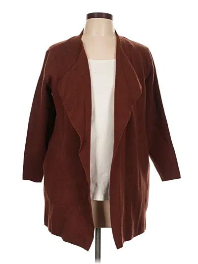 Pre-owned Bloomchic Cardigan Sweater In Brown