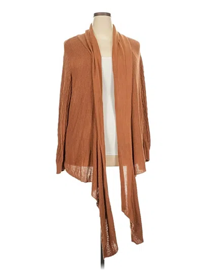 Pre-owned Bloomchic Cardigan Sweater In Brown