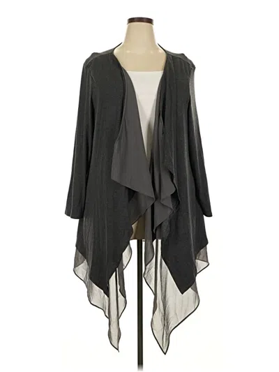 Pre-owned Bloomchic Cardigan Sweater In Gray