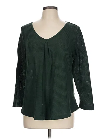 Pre-owned Bloomchic Cardigan Sweater In Green