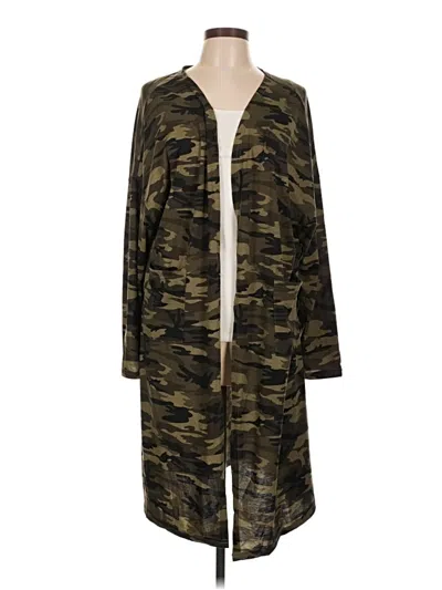 Pre-owned Bloomchic Cardigan Sweater In Green