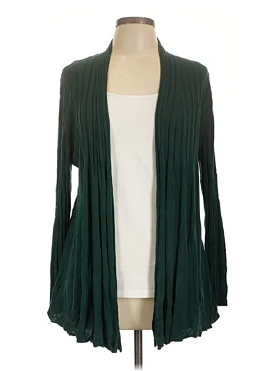 Pre-owned Bloomchic Cardigan Sweater In Green