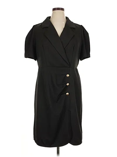 Pre-owned Bloomchic Casual Dress In Black