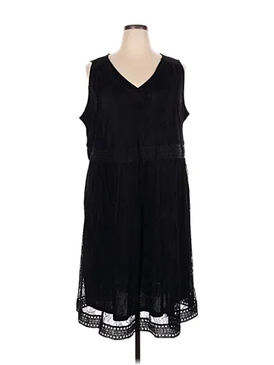 Pre-owned Bloomchic Casual Dress In Black