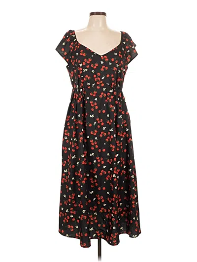 Pre-owned Bloomchic Casual Dress In Black