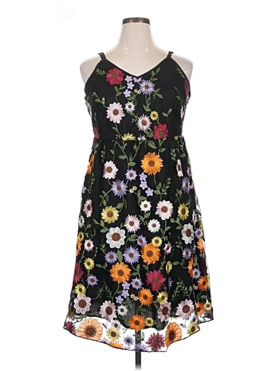 Pre-owned Bloomchic Casual Dress In Black