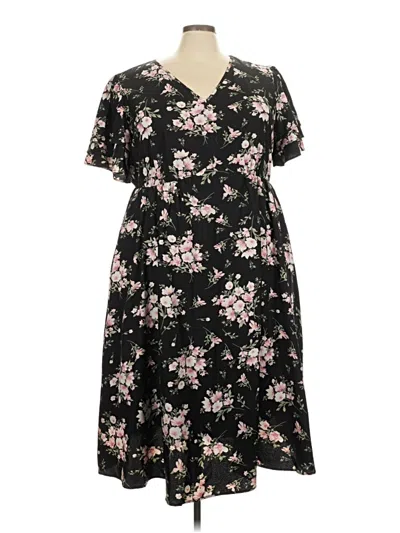 Pre-owned Bloomchic Casual Dress In Black
