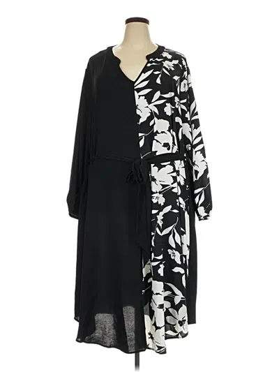 Pre-owned Bloomchic Casual Dress In Black