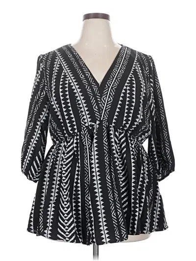 Pre-owned Bloomchic Casual Dress In Black