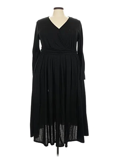 Pre-owned Bloomchic Casual Dress In Black