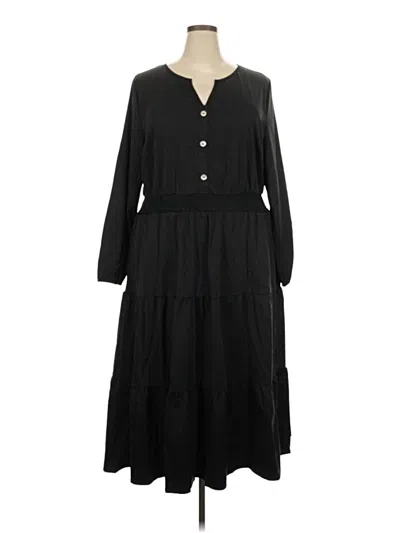 Pre-owned Bloomchic Casual Dress In Black