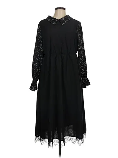 Pre-owned Bloomchic Casual Dress In Black