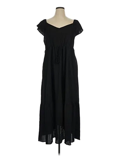 Pre-owned Bloomchic Casual Dress In Black