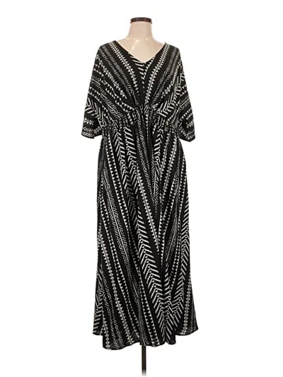 Bloomchic Casual Dress In Black