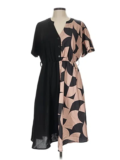 Pre-owned Bloomchic Casual Dress In Black