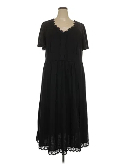 Bloomchic Casual Dress In Black