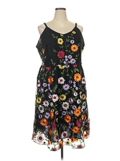 Pre-owned Bloomchic Casual Dress In Black