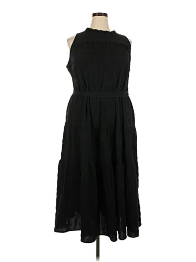 Pre-owned Bloomchic Casual Dress In Black