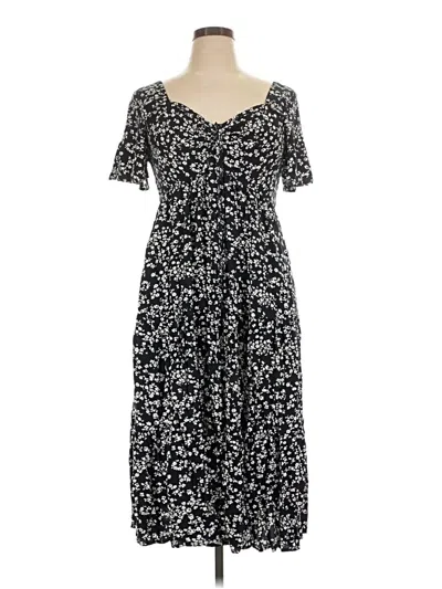 Pre-owned Bloomchic Casual Dress In Black