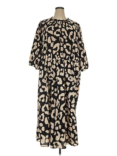 Pre-owned Bloomchic Casual Dress In Black