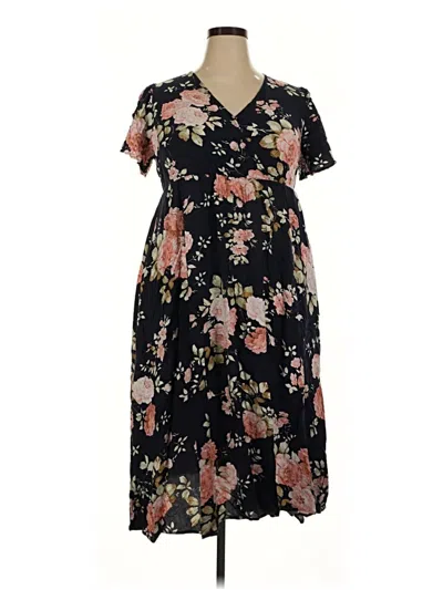 Pre-owned Bloomchic Casual Dress In Black