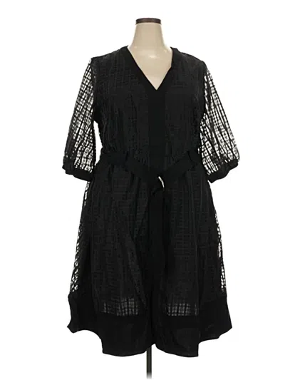 Pre-owned Bloomchic Casual Dress In Black