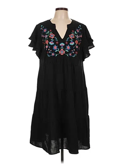 Pre-owned Bloomchic Casual Dress In Black