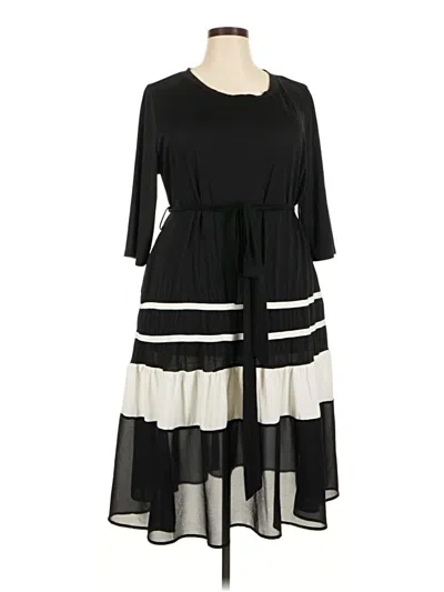 Pre-owned Bloomchic Casual Dress In Black