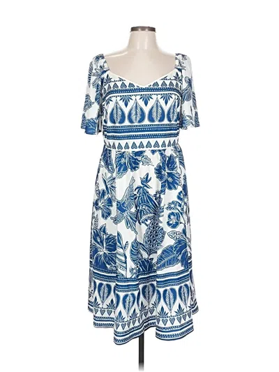 Pre-owned Bloomchic Casual Dress In Blue
