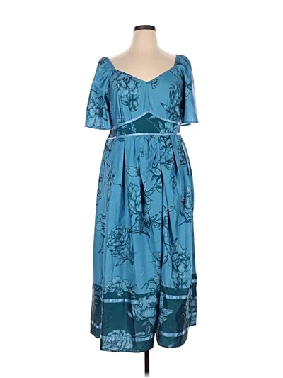 Pre-owned Bloomchic Casual Dress In Blue