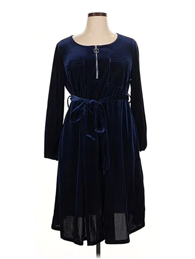 Pre-owned Bloomchic Casual Dress In Blue