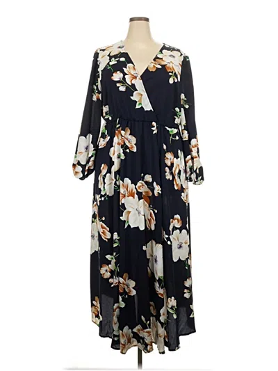 Pre-owned Bloomchic Casual Dress In Blue