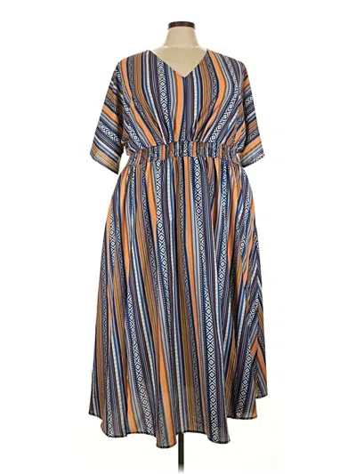 Pre-owned Bloomchic Casual Dress In Blue