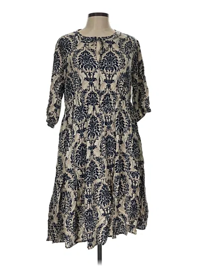 Pre-owned Bloomchic Casual Dress In Blue