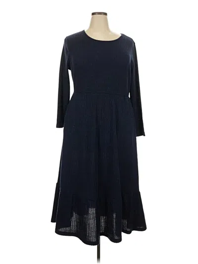 Pre-owned Bloomchic Casual Dress In Blue