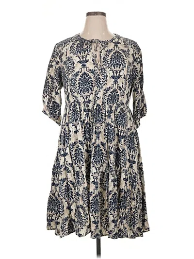 Pre-owned Bloomchic Casual Dress In Blue