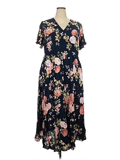 Pre-owned Bloomchic Casual Dress In Blue