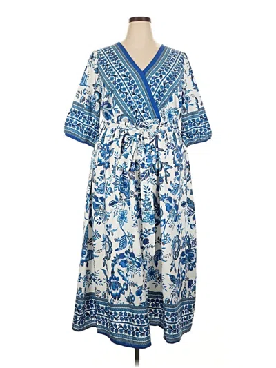 Pre-owned Bloomchic Casual Dress In Blue