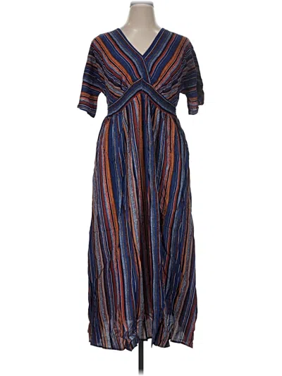 Pre-owned Bloomchic Casual Dress In Blue