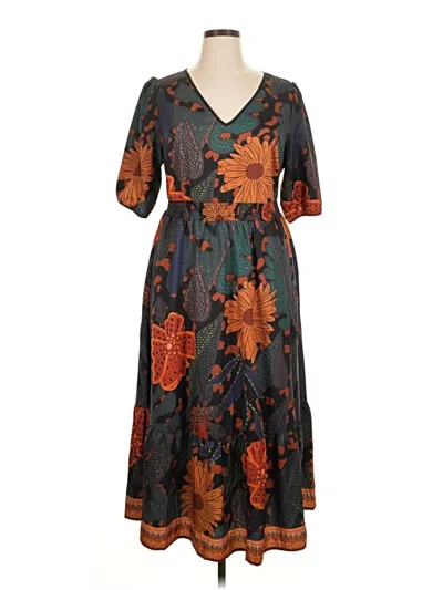 Pre-owned Bloomchic Casual Dress In Brown