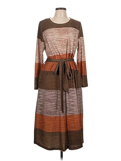 Pre-owned Bloomchic Casual Dress In Brown