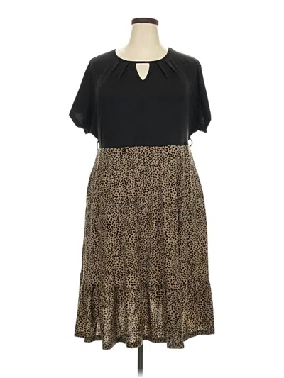Pre-owned Bloomchic Casual Dress In Brown