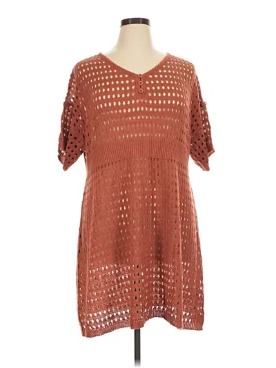 Pre-owned Bloomchic Casual Dress In Brown