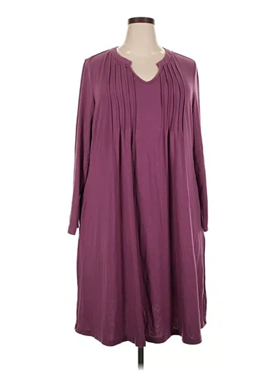 Pre-owned Bloomchic Casual Dress In Burgundy