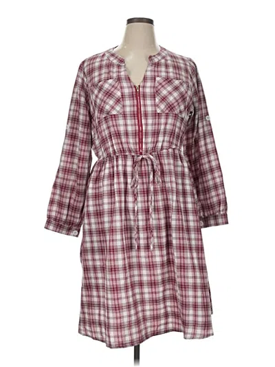 Pre-owned Bloomchic Casual Dress In Burgundy