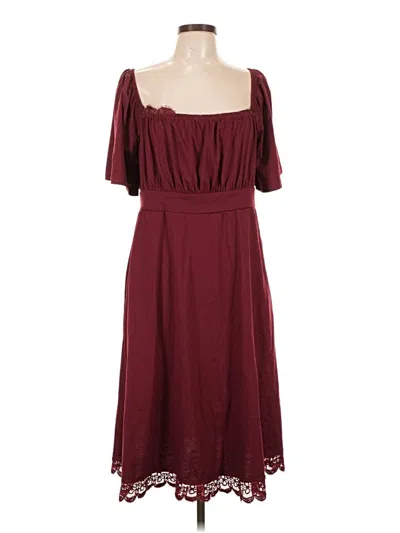 Bloomchic Casual Dress In Red