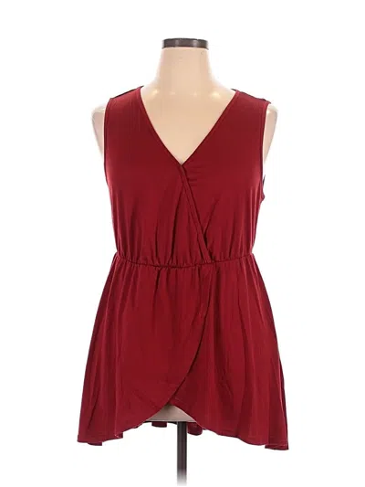 Pre-owned Bloomchic Casual Dress In Burgundy
